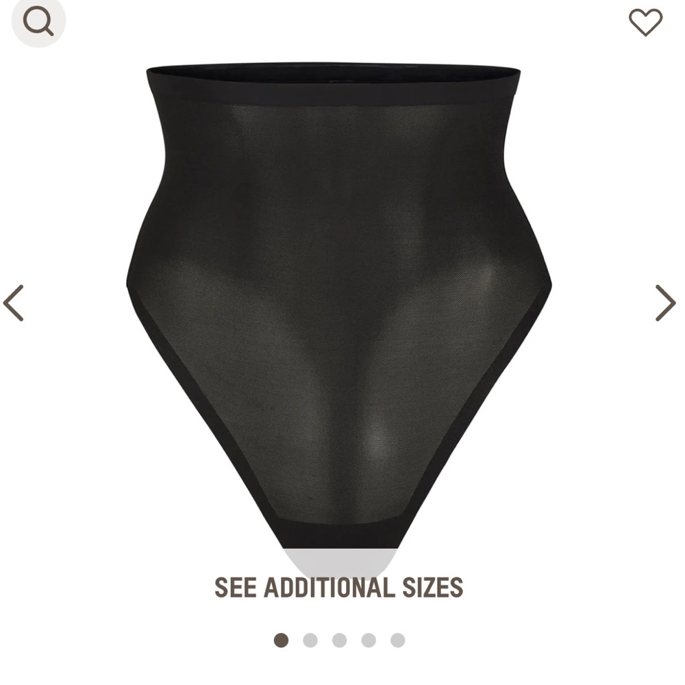 NEW Skims Sheer High Waisted Thong